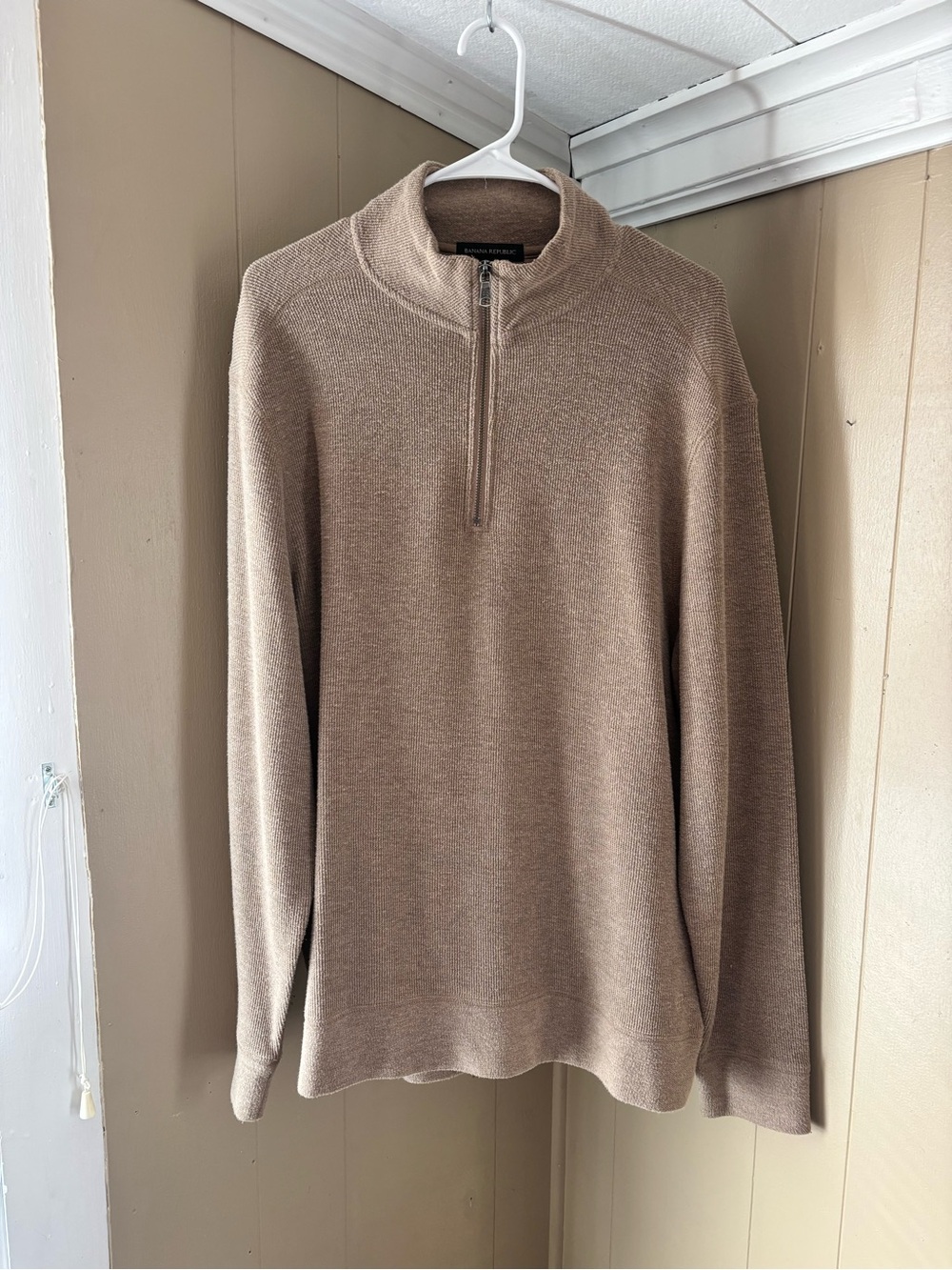 Banana Republic Men's Ribbed Quarter-Zip